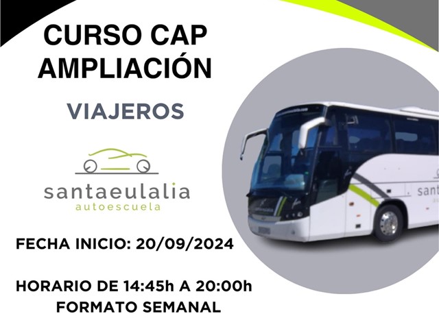 CURSO CAP AMPLIACIÓN VIAJEROS