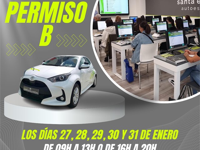 CURSO PRESENCIAL Y ONLINE FORMACION TEORICA PERMISO B