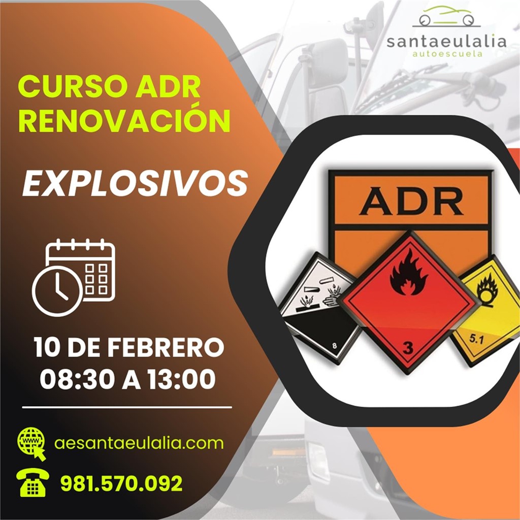 Foto 1 CURSO RENOVACIÓN ADR EXPLOSIVOS